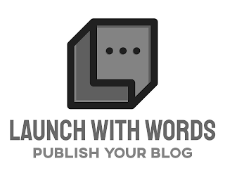 L LAUNCH WITH WORDS PUBLISH YOUR BLOG logo
