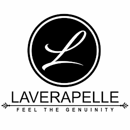 L LAVERAPELLE FEEL THE GENUINITY logo
