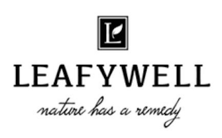 L LEAFYWELL NATURE HAS A REMEDY logo