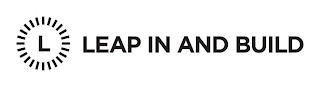 L LEAP IN AND BUILD logo