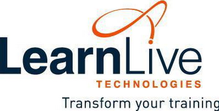 L LEARNLIVE TECHNOLOGIES TRANSFORM YOUR TRAINING logo