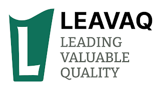 L LEAVAQ LEADING VALUABLE QUALITY logo