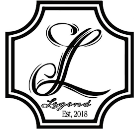 L LEGEND EST, 2018 logo