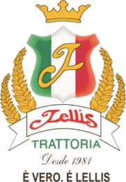 L LELLIS TRATTORIA DESDE 1981 È VERO. É LELLIS logo