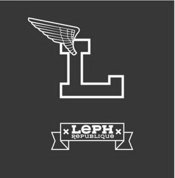 L LEPH REPUBLIQUE logo