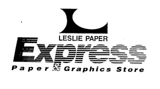 L LESLIE PAPER EXPRESS PAPER & GRAPHICS STORE logo
