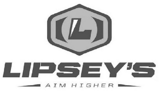 ( L ) LIPSEY'S AIM HIGHER logo