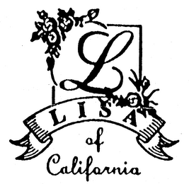 L LISA OF CALIFORNIA logo