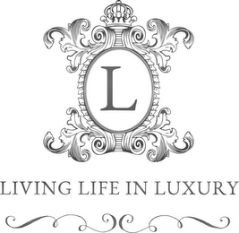 L LIVING LIFE IN LUXURY logo