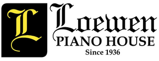 L LOEWEN PIANO HOUSE SINCE 1936 logo