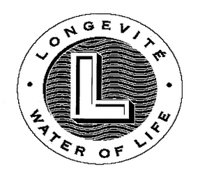 L LONGEVITÉ WATER OF LIFE logo