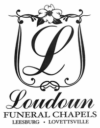 L LOUDOUN FUNERAL CHAPELS LEESBURG LOVETTSVILLE logo