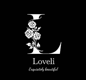 L LOVELI EXQUISITELY BEAUTIFUL logo