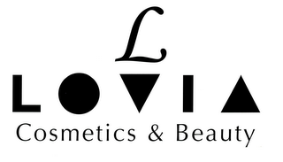 L LOVIA COSMETICS AND BEAUTY logo