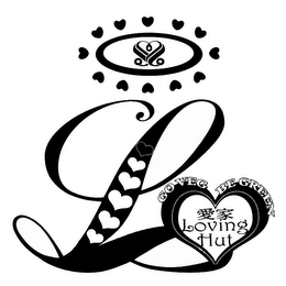 L LOVING HUT GO VEG BE GREEN logo