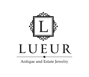 L LUEUR ANTIQUE AND ESTATE JEWELRY logo