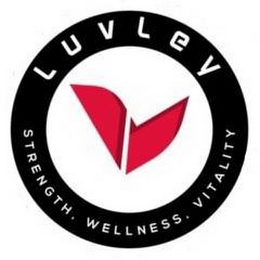 L LUVLEY STRENGTH. WELLNESS. VITALITY logo