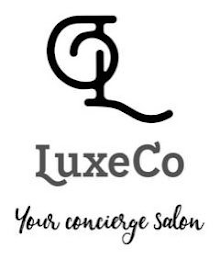L LUXECO YOUR CONCIERGE SALON logo