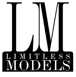 L M LIMITLESS MODELS logo