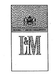 L & M  RICH, MELLOW DISTINCTIVELY SMOOTH logo