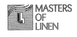 L MASTERS OF LINEN logo