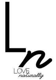 L N LOVE NATURALLY logo