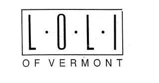 L O L I OF VERMONT logo
