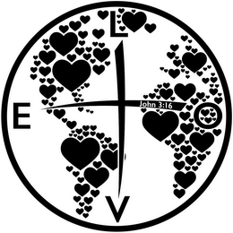 L O V E JOHN 3:16 logo