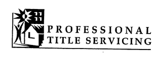 L PROFESSIONAL TITLE SERVICING logo