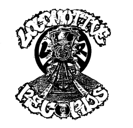 L R LOCOMOTIVE RECORDS logo