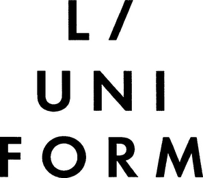L / UNI FORM logo