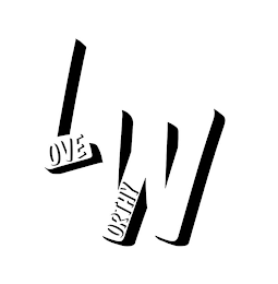 L W LOVE WORTHY logo