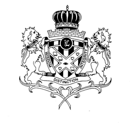 L WISDOM INTEGRITY DISTINCTION logo