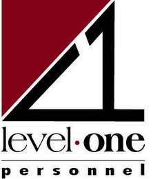 L1 LEVEL · ONE PERSONNEL logo