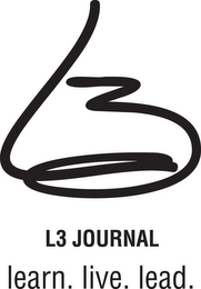 L3 L3 JOURNAL LEARN. LIVE. LEAD. logo