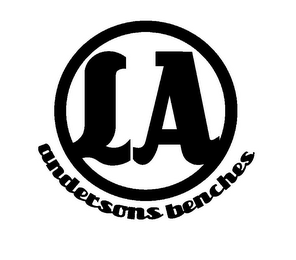 LA ANDERSONS BENCHES logo