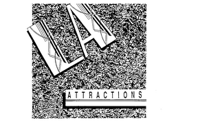 LA ATTRACTIONS logo