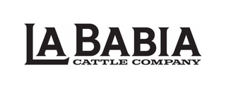LA BABIA CATTLE COMPANY logo