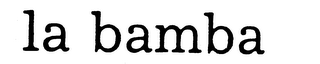 LA BAMBA logo