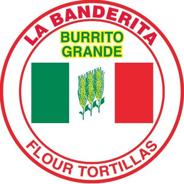 LA BANDERITA BURRITO GRANDE FLOUR TORTILLAS logo