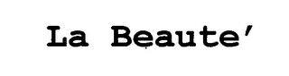 LA BEAUTE logo