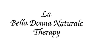 LA BELLA DONNA NATURALE THERAPY logo