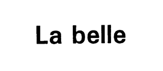 LA BELLE logo