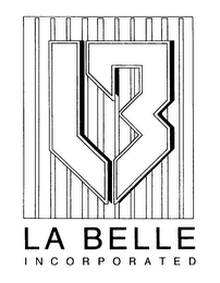 LA BELLE INCORPORATED LB logo