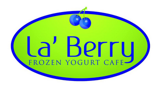 LA' BERRY FROZEN YOGURT CAFE logo