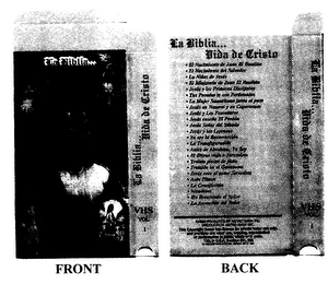 LA BIBLIA VIDA DE CRISTO logo
