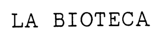 LA BIOTECA logo