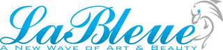 LA BLEUE A NEW WAVE OF ART & BEAUTY logo