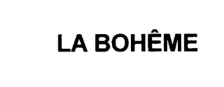 LA BOHEME logo