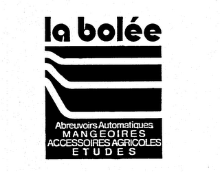 LA BOLEE ABREUVOIRS AUTOMATIQUES MANGEOIRES ACCESSOIRES AGRICOLES ETUDES logo